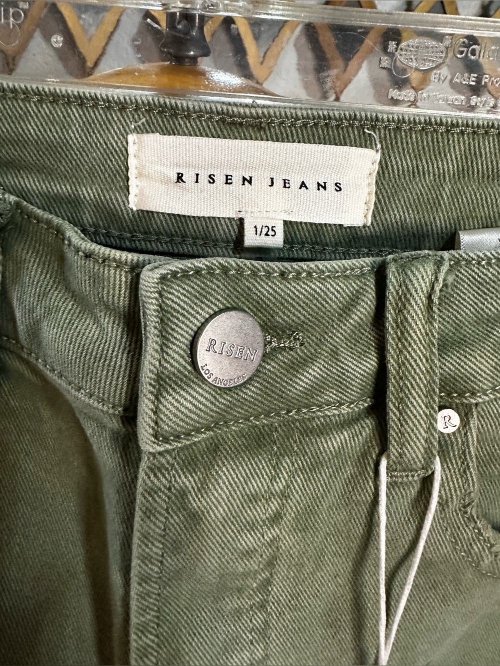 NWT Risen Women's High-Rise Skinny Jeans size 1/25 - Picture 4 of 4